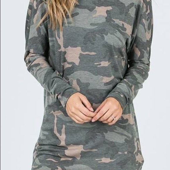 Long Sleeve Camo Top - Picture 1 of 1